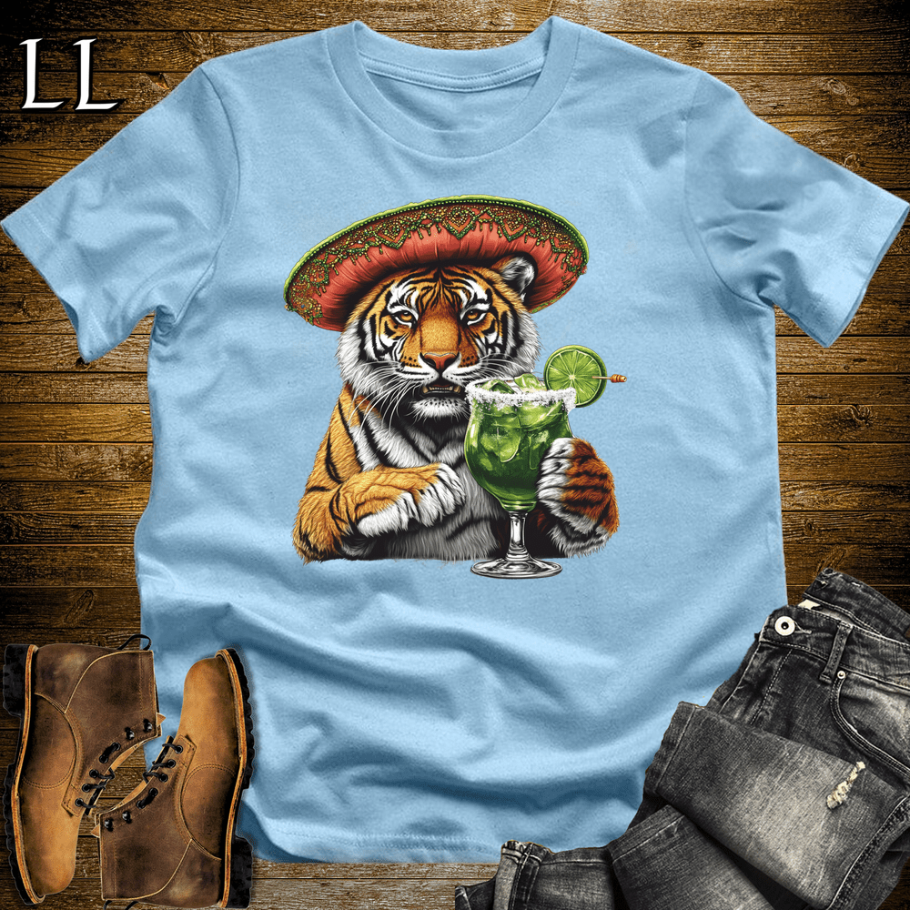 Party Animal Margarita Tiger - Light Blue - LegacyLayers