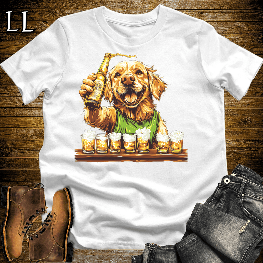 Party Animal Shots Dog - White - LegacyLayers