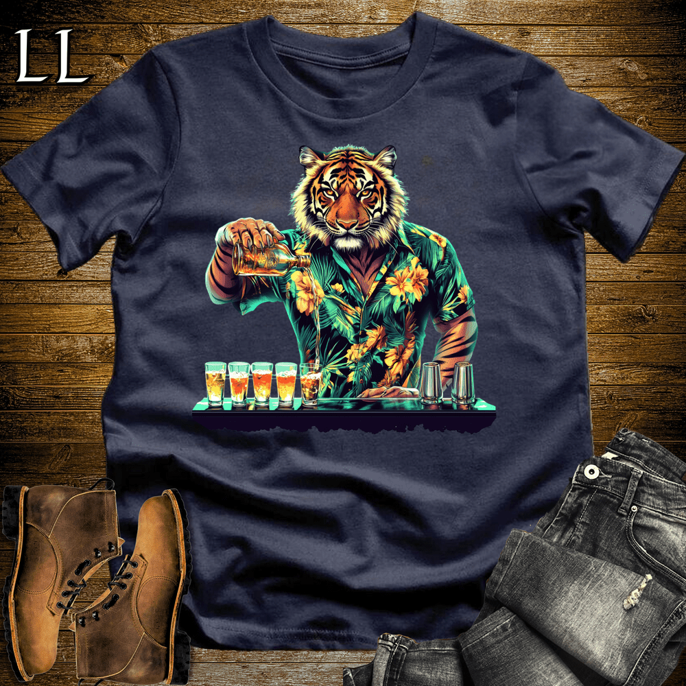 Party Animal Shots Tiger - Navy - LegacyLayers