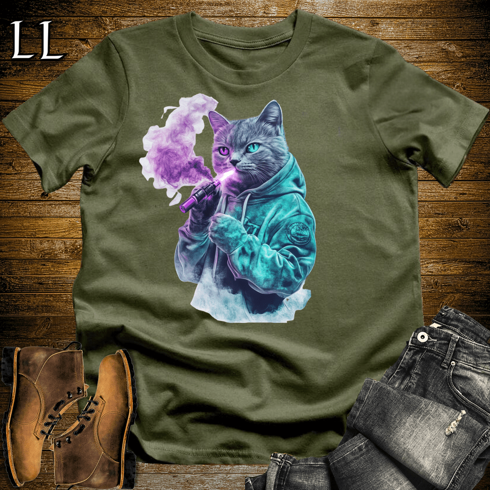 Party Animal Vape Cat - Military Green - LegacyLayers