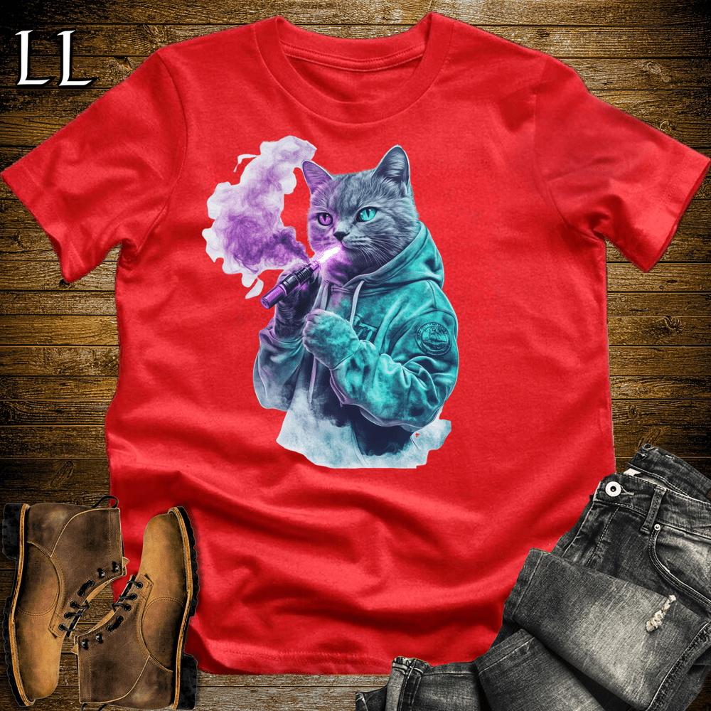 Party Animal Vape Cat - Red - LegacyLayers