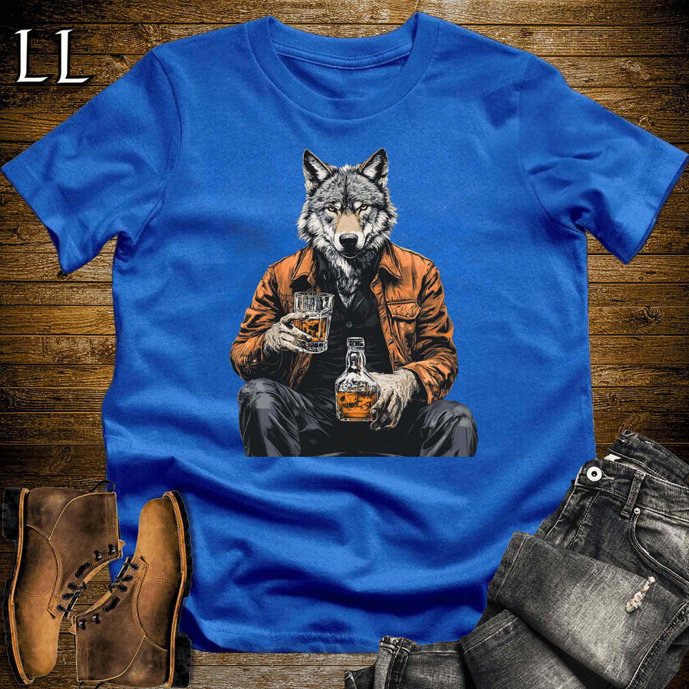 Party Animal Whiskey Wolf - Royal - LegacyLayers