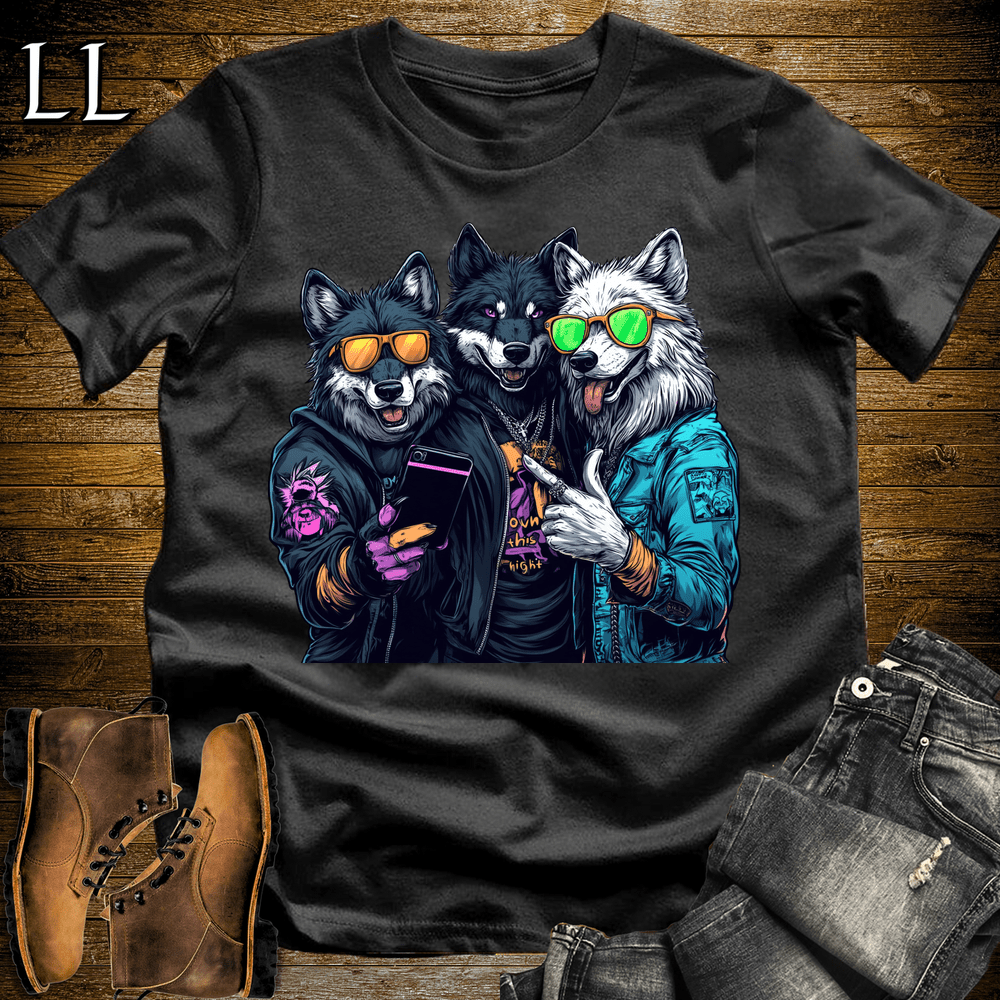 Party Animal Wolf Party Brothers - Black - LegacyLayers