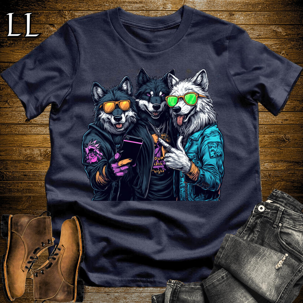 Party Animal Wolf Party Brothers - Navy - LegacyLayers