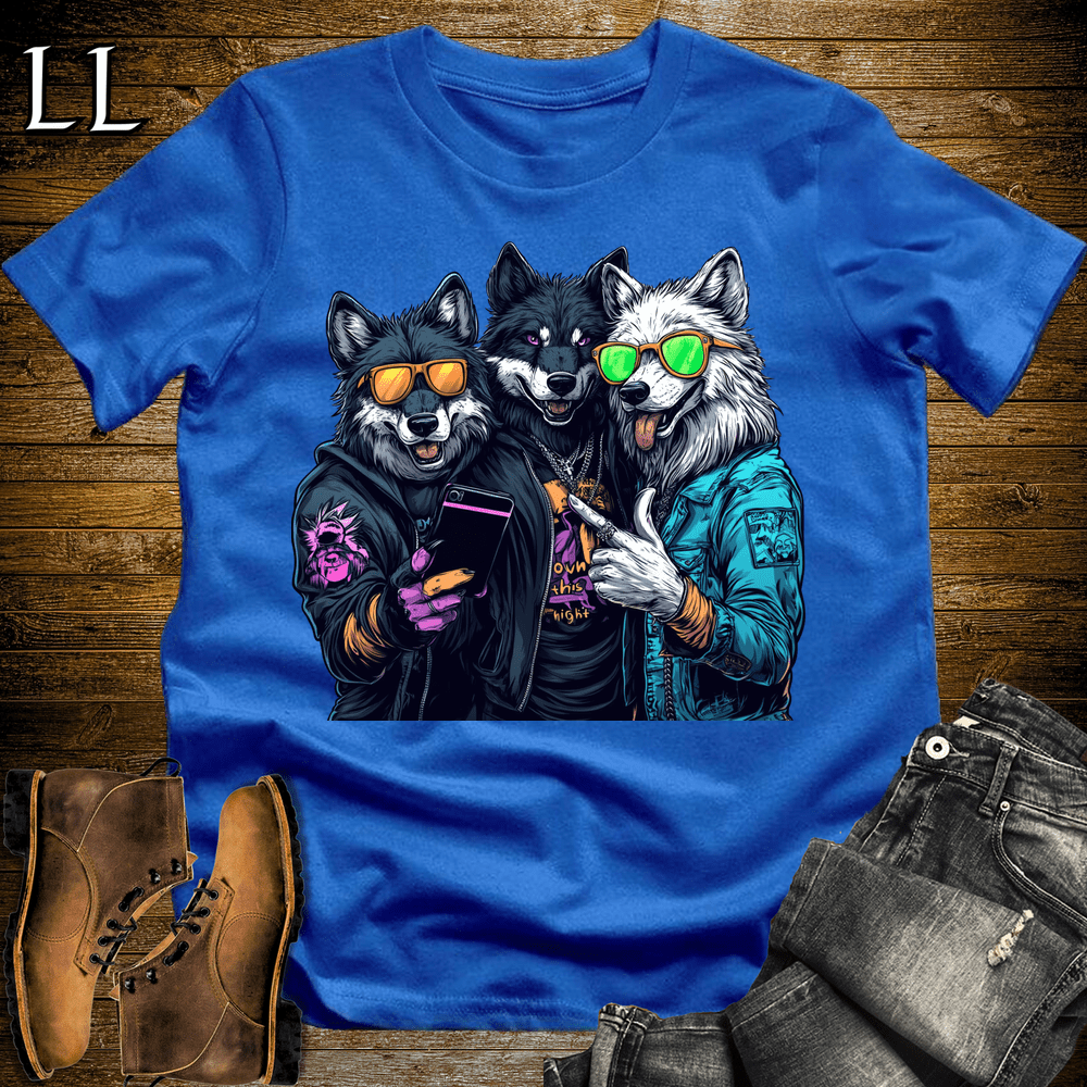 Party Animal Wolf Party Brothers - Royal - LegacyLayers