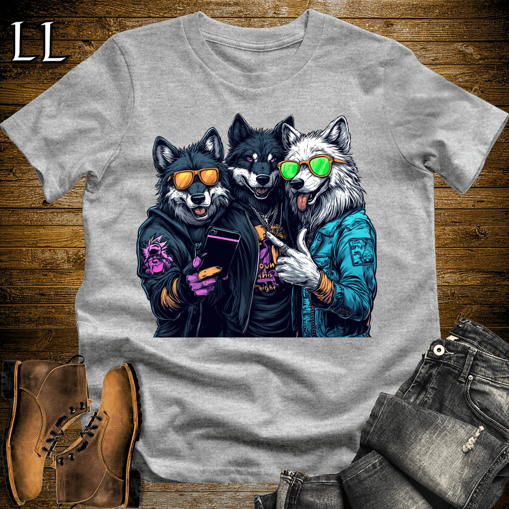 Party Animal Wolf Party Brothers - Sport Grey - LegacyLayers