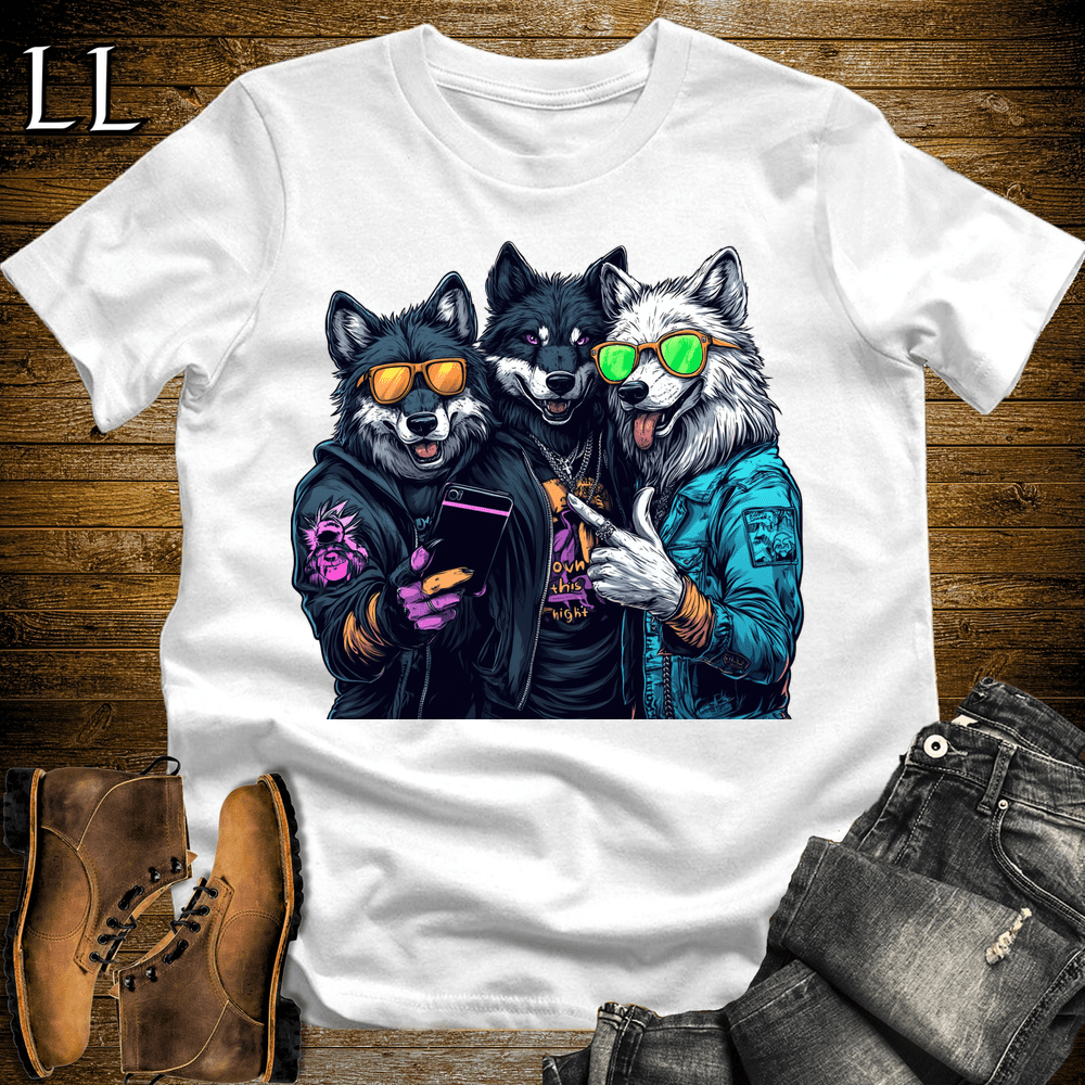Party Animal Wolf Party Brothers - White - LegacyLayers