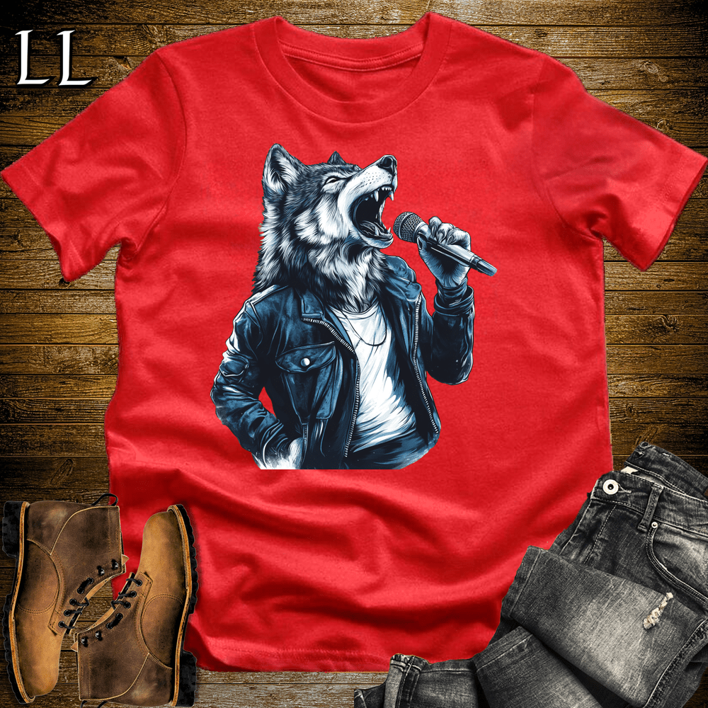 Party Animals Karaoke Wolf - Red - LegacyLayers