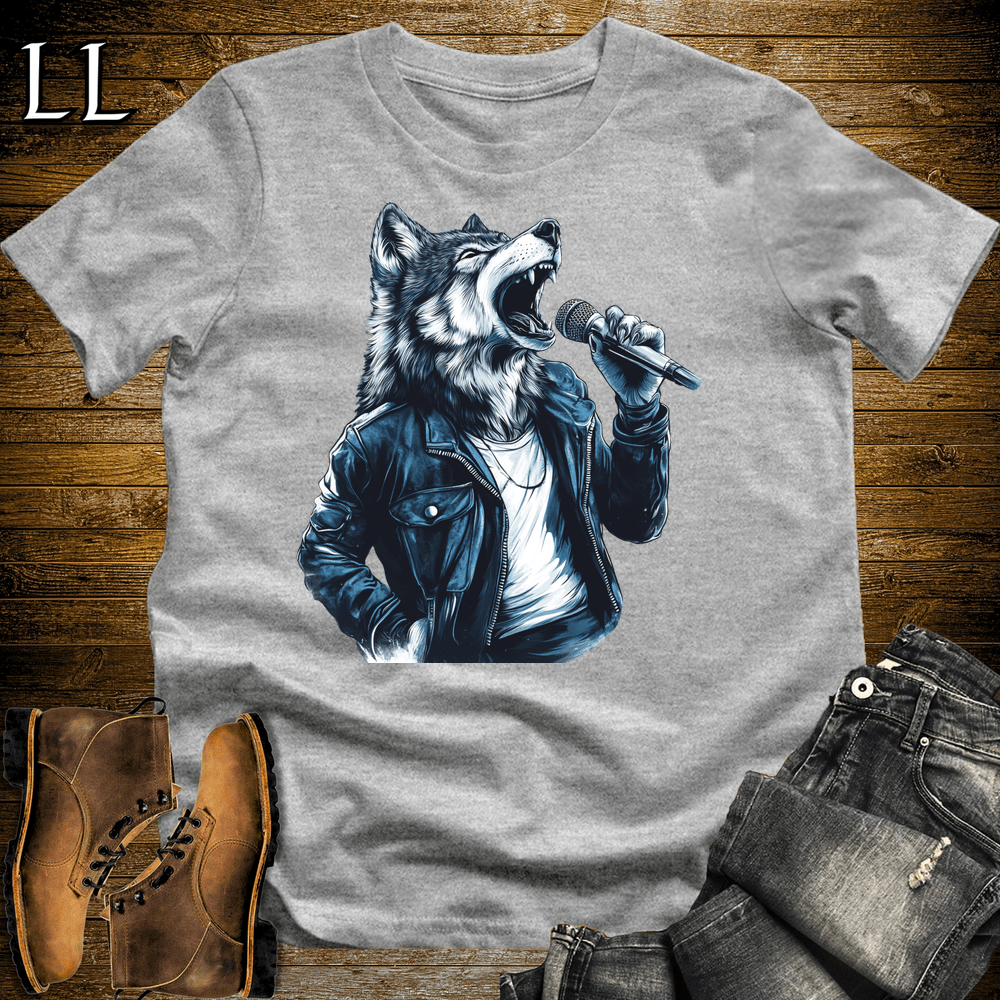 Party Animals Karaoke Wolf - Sport Grey - LegacyLayers