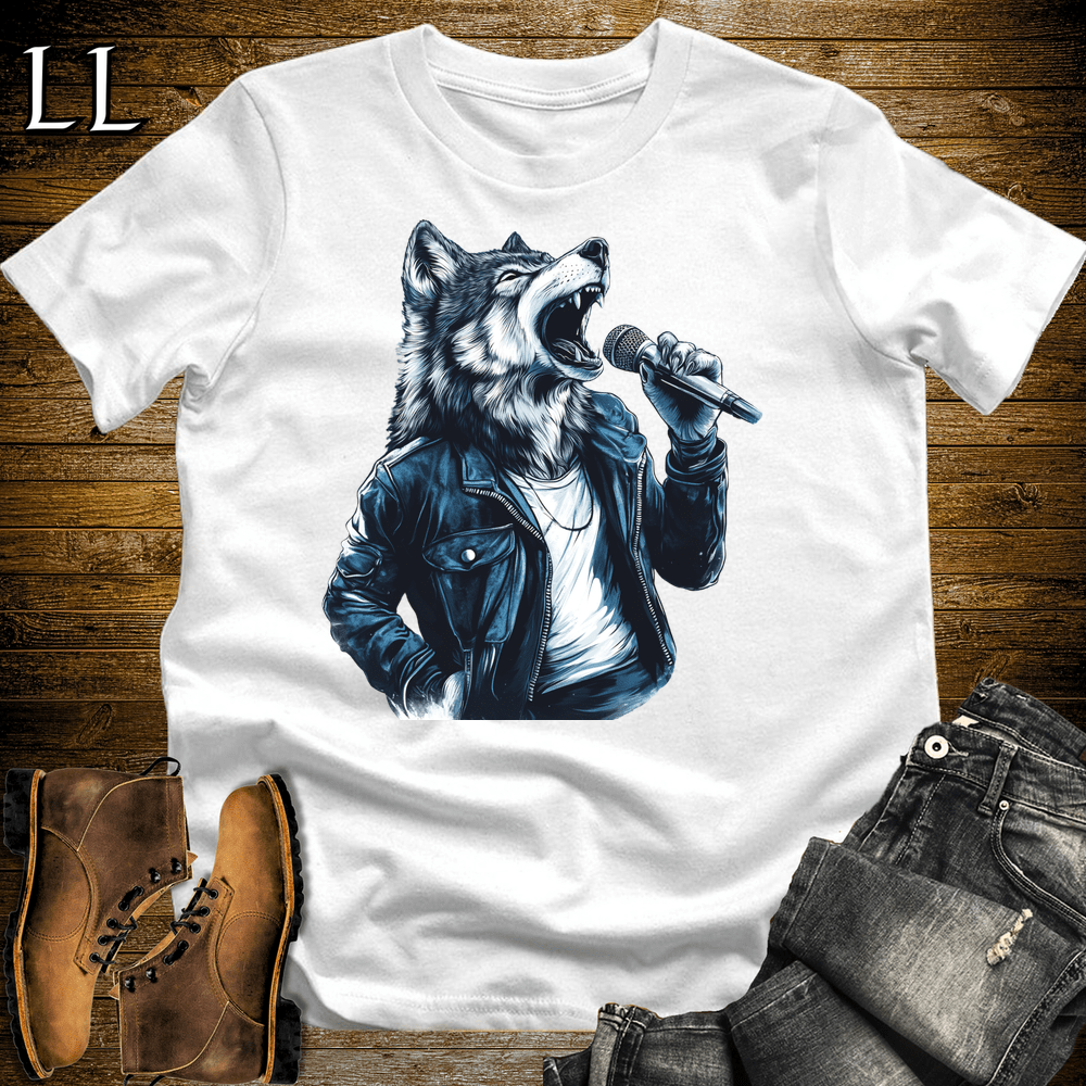 Party Animals Karaoke Wolf - White - LegacyLayers