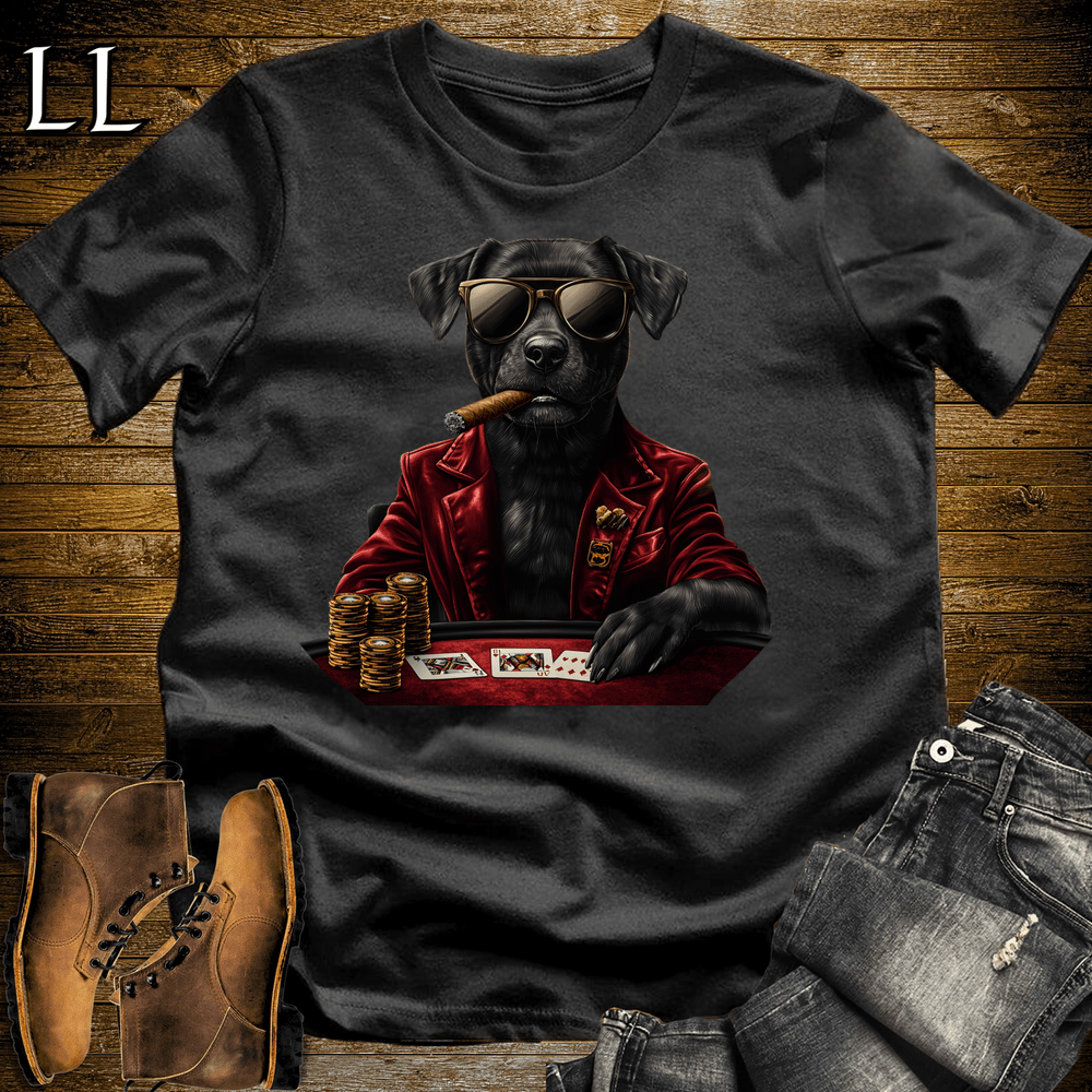 Party Animals Poker Night Dog - Black - LegacyLayers