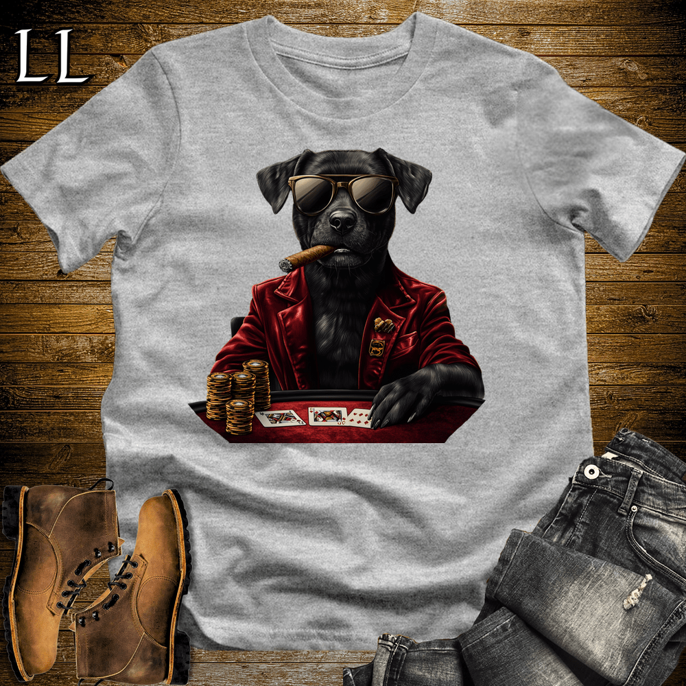 Party Animals Poker Night Dog - Sport Grey - LegacyLayers