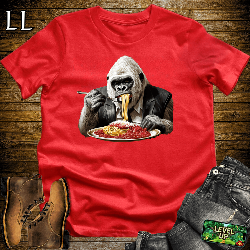 Spaghetti Gorilla - Red - LegacyLayers