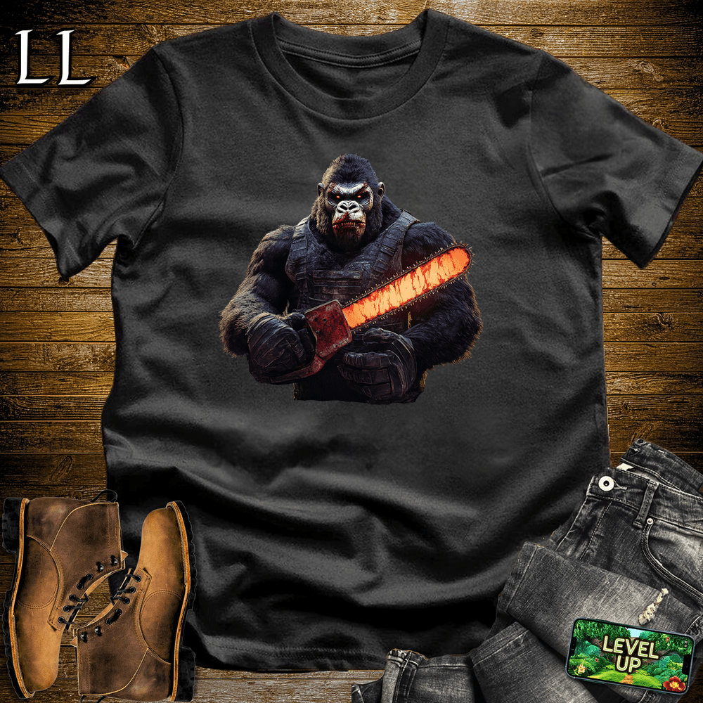 Texas Chainsaw Gorilla - Black - LegacyLayers