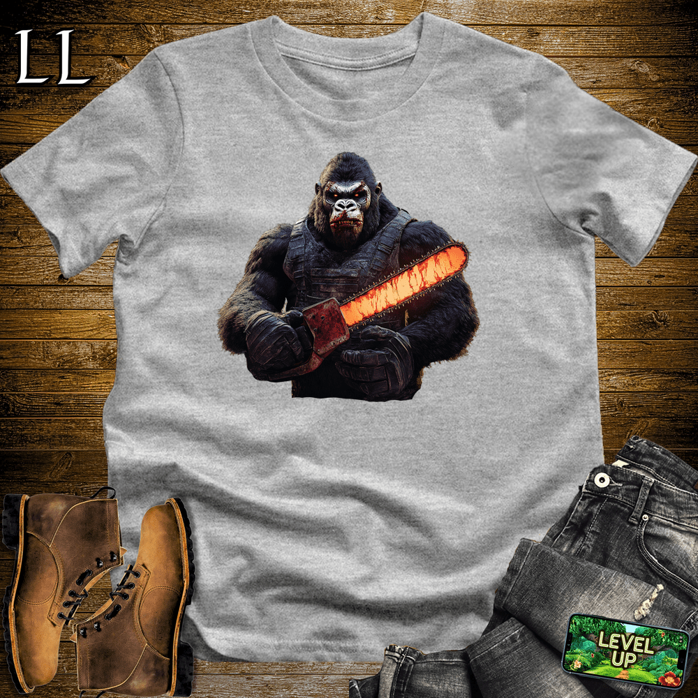 Texas Chainsaw Gorilla - Sport Grey - LegacyLayers