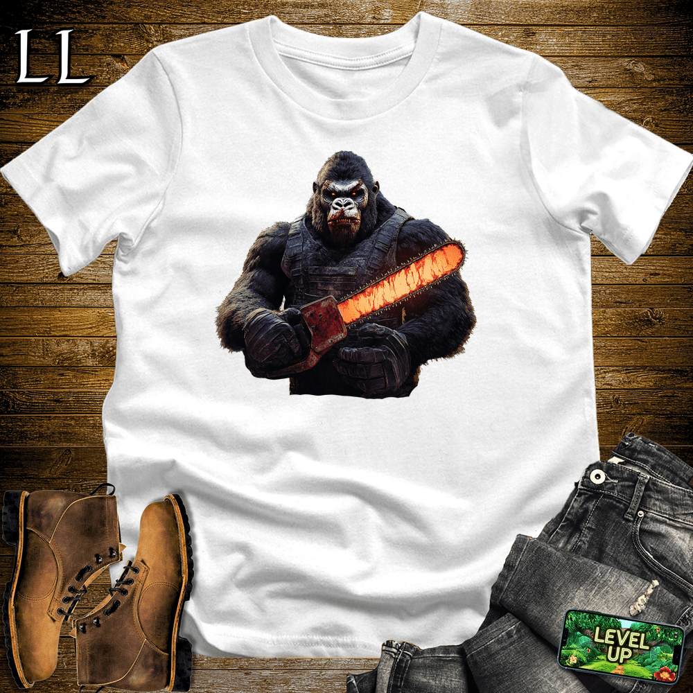 Texas Chainsaw Gorilla - White - LegacyLayers