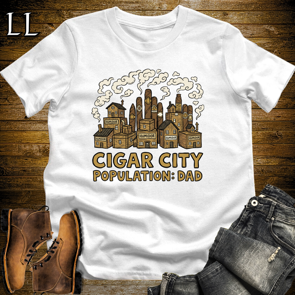 Cigar City cigar tee in White by Legacy Layers