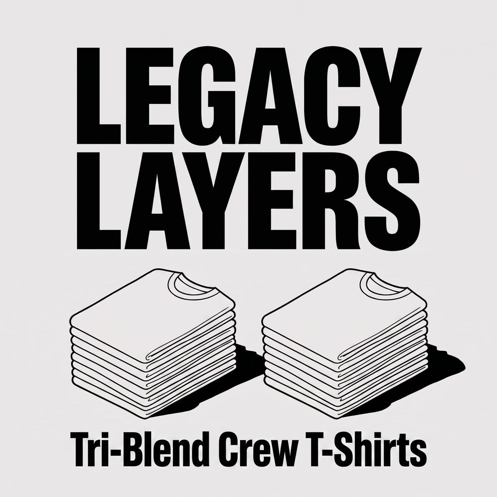 Tri-Blend Crew T-Shirts