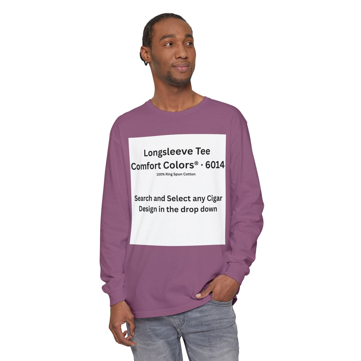Longsleeve Cigar T-Shirt - Pick Any Design
