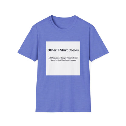 Heather Royal Softstyle T-shirt, front — color option for any Legacy Layers cigar tee design