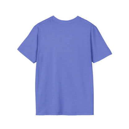 Heather Royal Softstyle T-shirt, back view — color option for Legacy Layers cigar tees