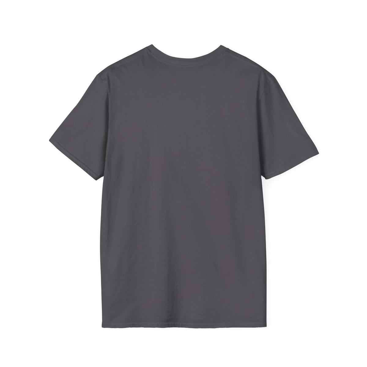 Charcoal Softstyle T-shirt, back view — color option for Legacy Layers cigar tees