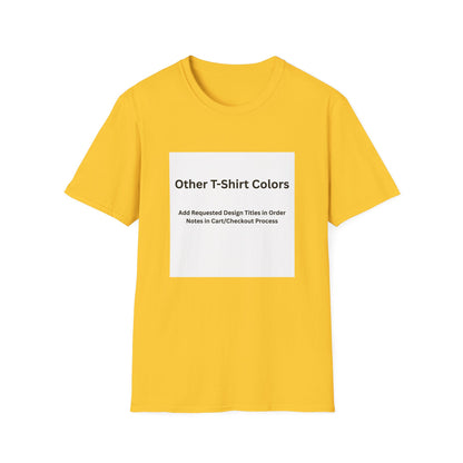 Daisy Softstyle T-shirt, front — color option for any Legacy Layers cigar tee design