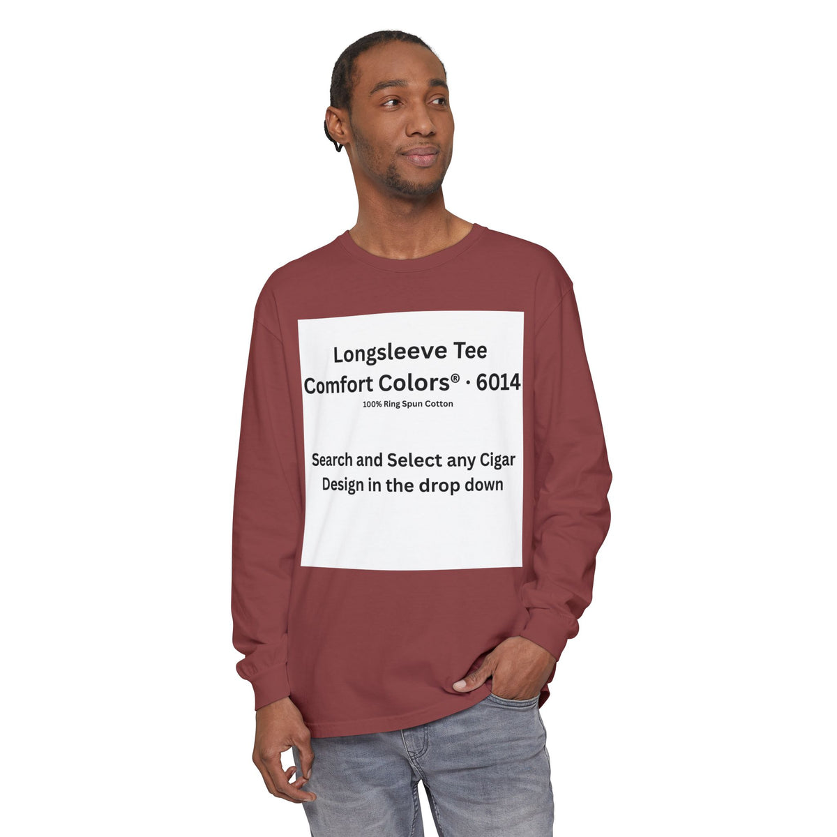 Longsleeve Cigar T-Shirt - Pick Any Design
