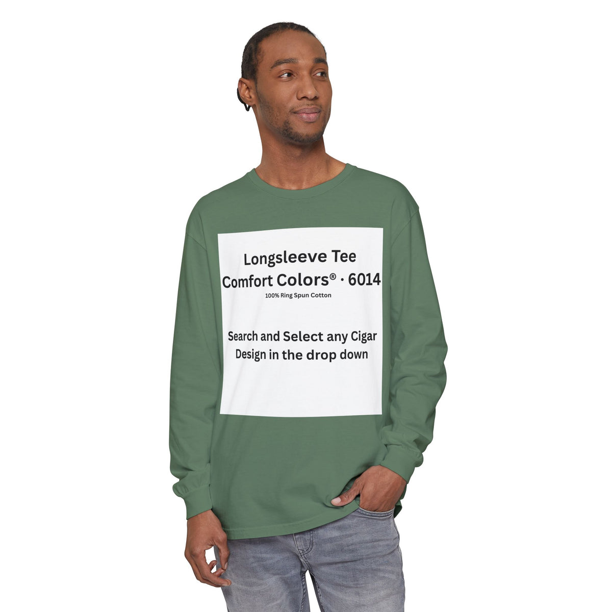 Longsleeve Cigar T-Shirt - Pick Any Design