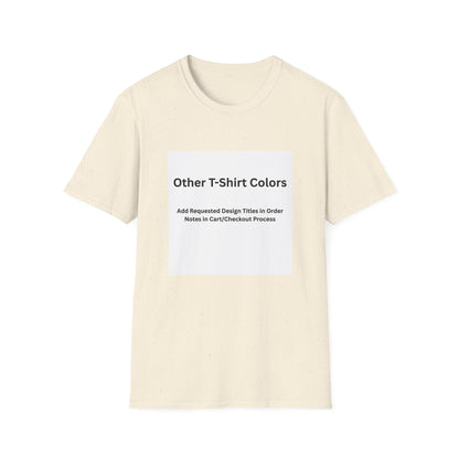 Natural Softstyle T-shirt, front — color option for any Legacy Layers cigar tee design
