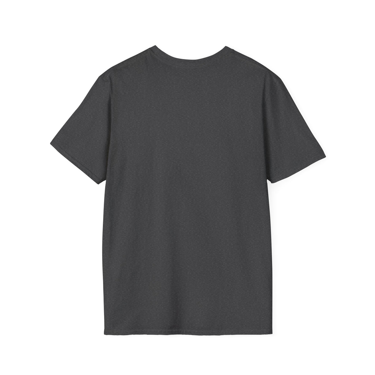 Dark Heather Softstyle T-shirt, back view — color option for Legacy Layers cigar tees