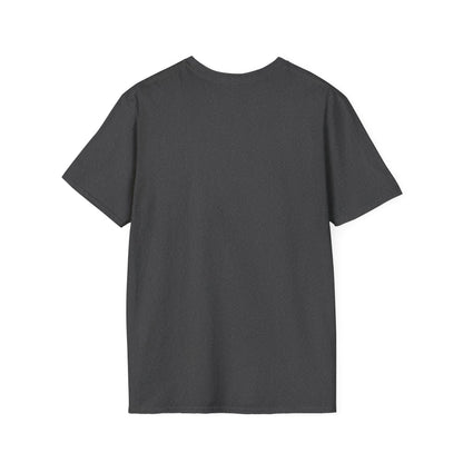 Dark Heather Softstyle T-shirt, back view — color option for Legacy Layers cigar tees