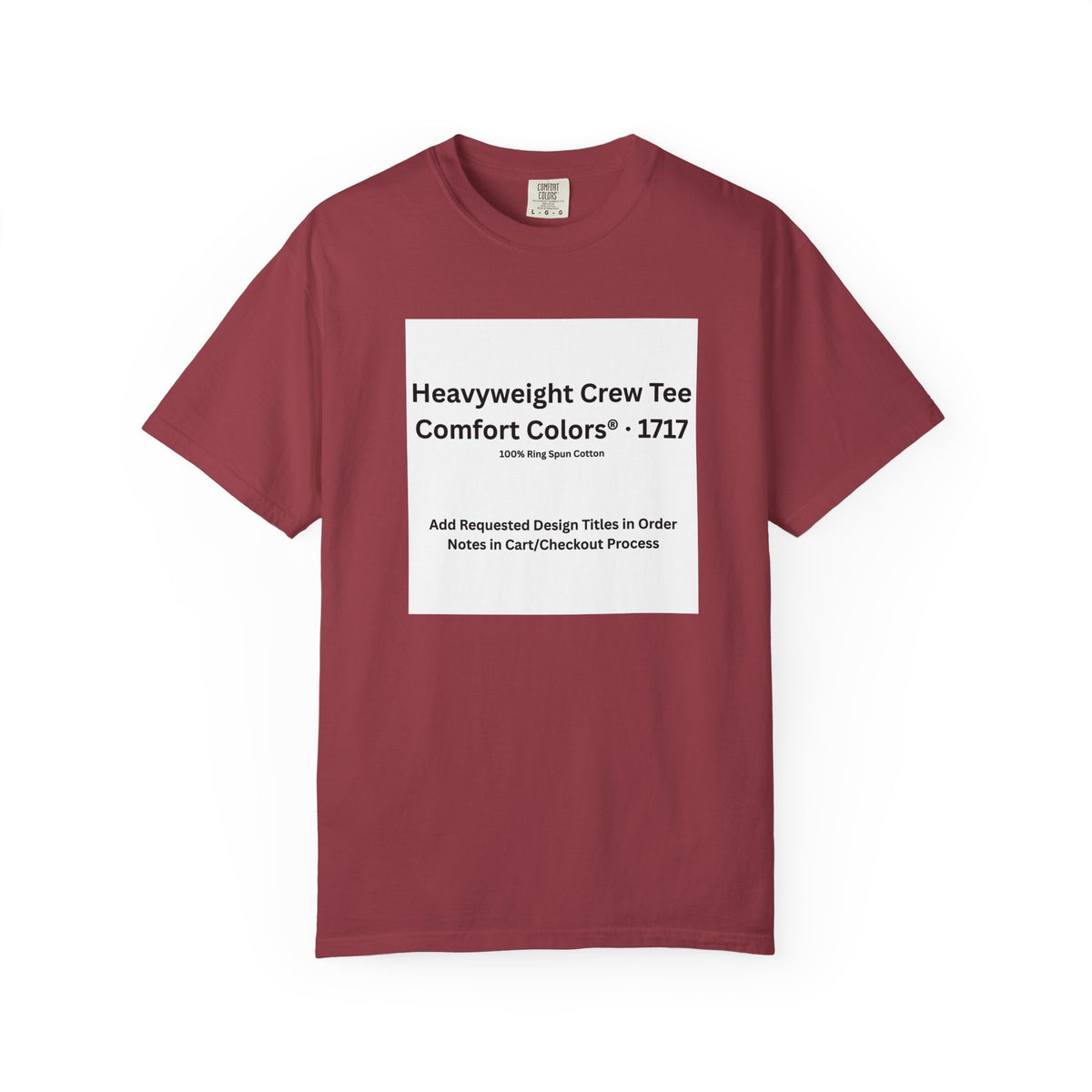 Chili Heavyweight Crew T-Shirt — color option for any Legacy Layers cigar tee design