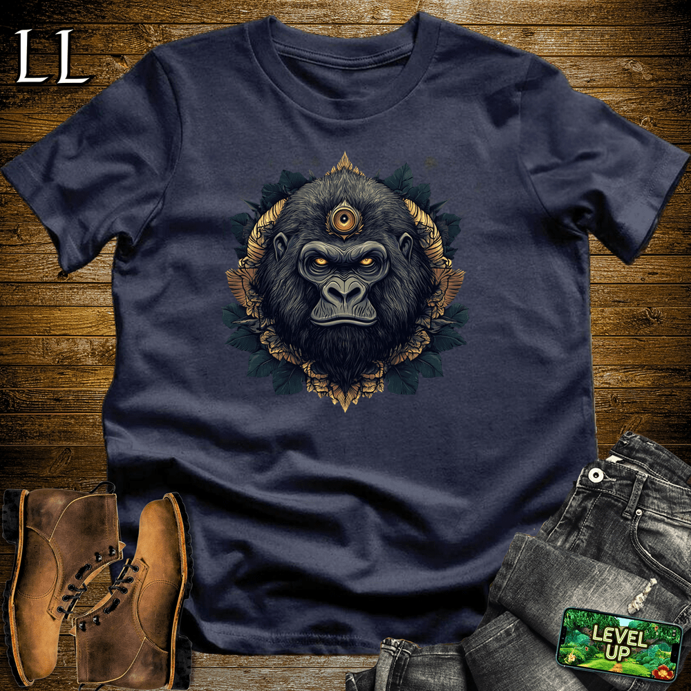 3rd Eye Gorilla Black Navy | Mystic Gorilla Tee