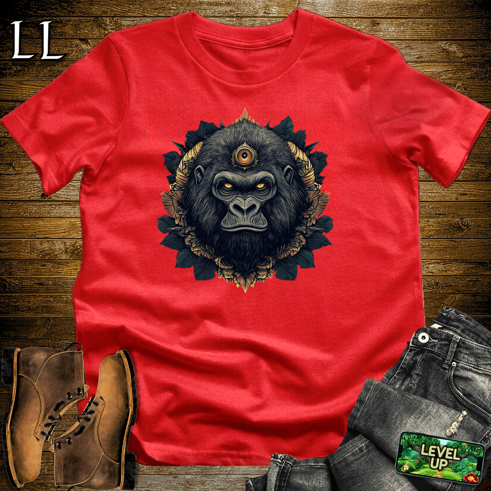 3rd Eye Gorilla Black Red | Mystic Gorilla Tee
