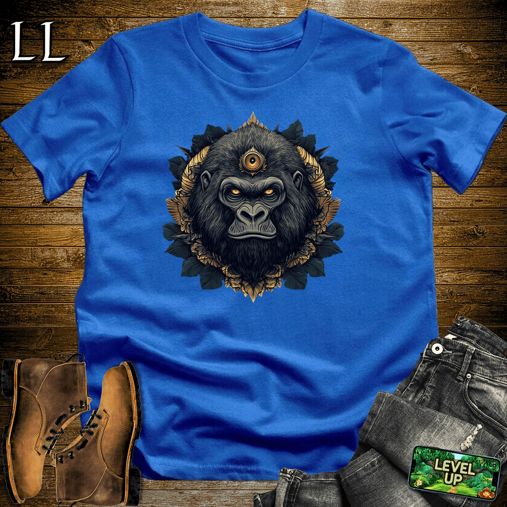 3rd Eye Gorilla Black Royal | Mystic Gorilla Tee