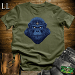 3rd Eye Gorilla Blue Military Green | Psychic Tee