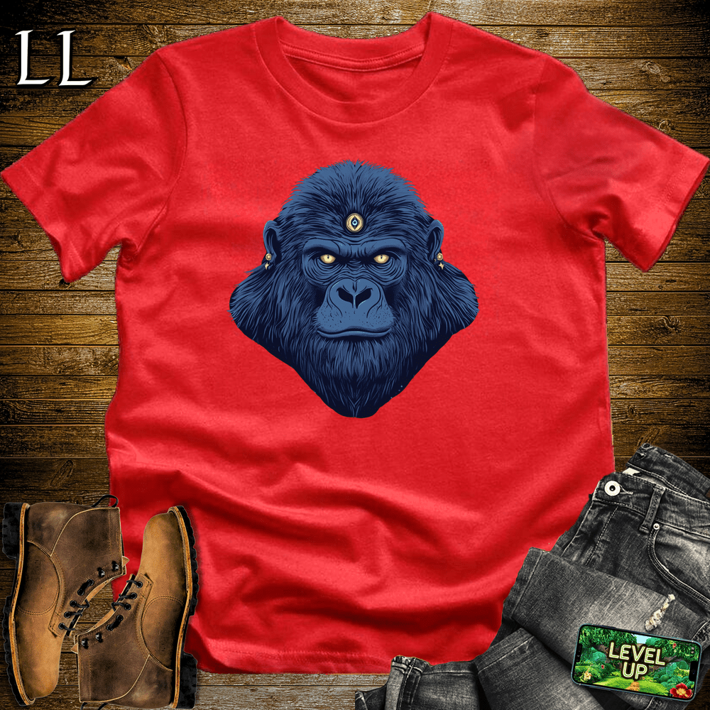 3rd Eye Gorilla Blue Red | Psychic Tee