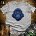 3rd Eye Gorilla Blue Sport Grey | Psychic Tee