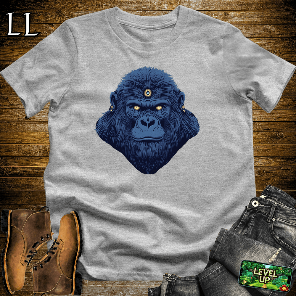 3rd Eye Gorilla Blue Sport Grey | Psychic Tee