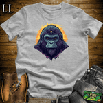 3rd Eye Gorilla Purple Sport Grey | Mystic Gorilla Tee