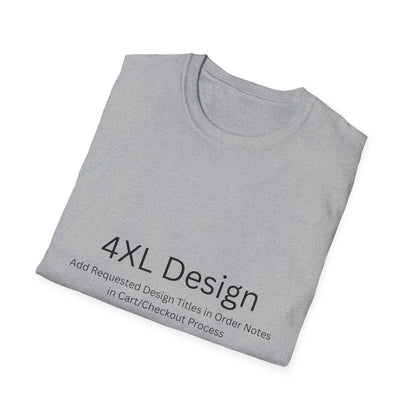 4XL - Choose Design Titles in Order Notes - Red - LegacyLayers