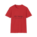 4XL - Choose Design Titles in Order Notes - Red - LegacyLayers