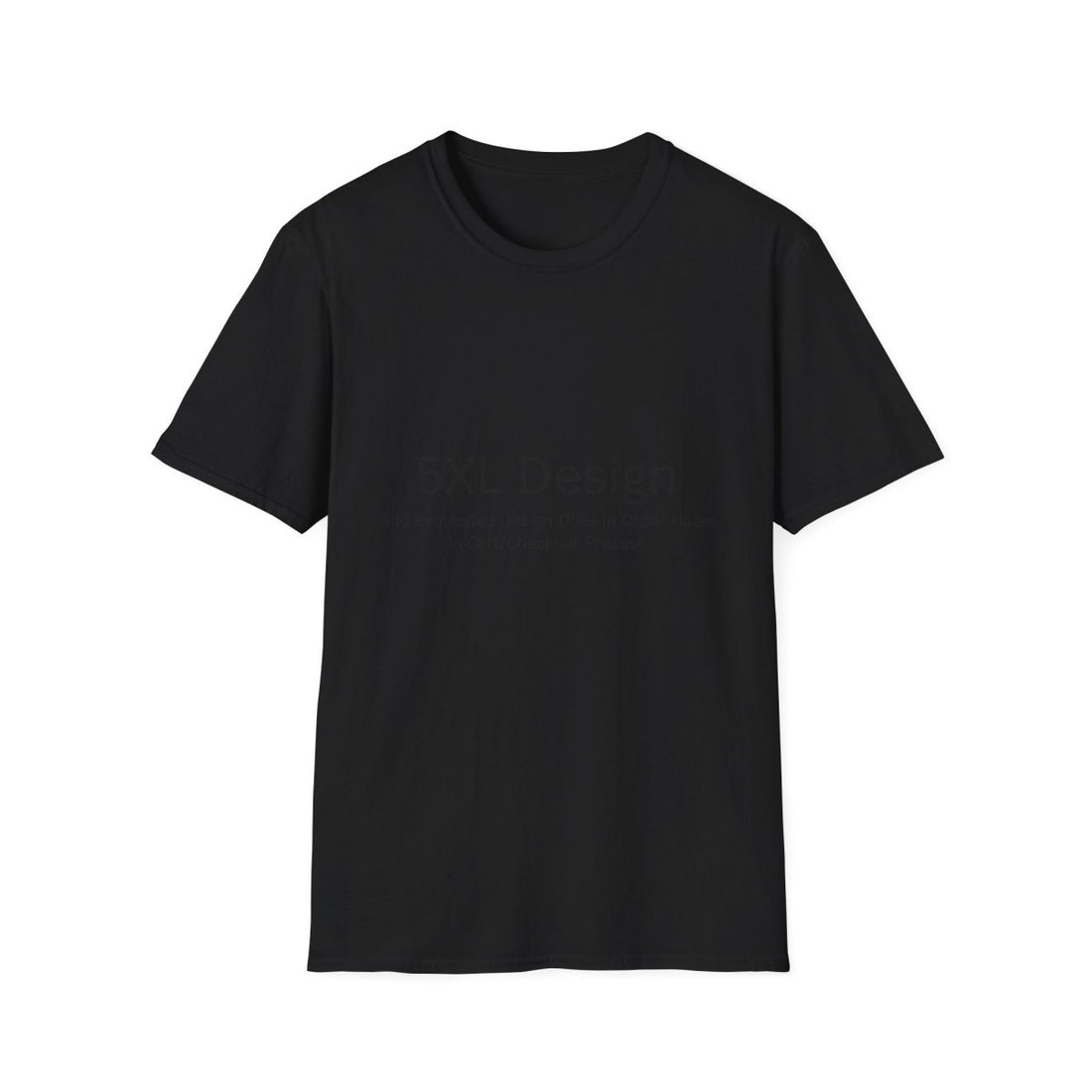 5XL - Choose Design Titles in Order Notes - Black - LegacyLayers