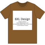 6XL - Choose Design Title in Order Notes