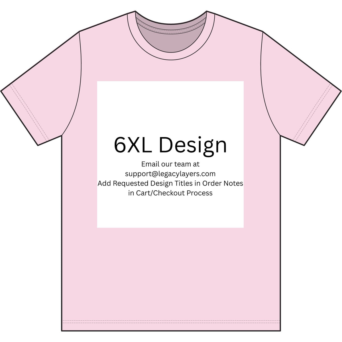 Cherry Blossom 6XL T-Shirt — color option for any Legacy Layers cigar tee design