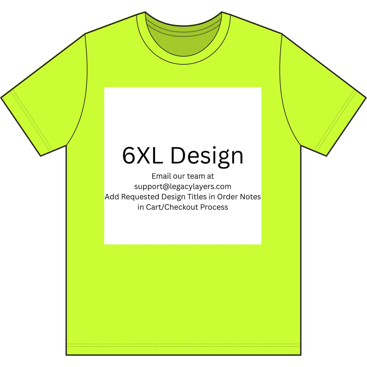 S. Green 6XL T-Shirt — color option for any Legacy Layers cigar tee design