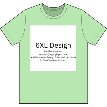 Spearmint 6XL T-Shirt — color option for any Legacy Layers cigar tee design