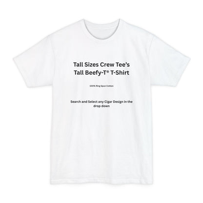 White Tall Cigar T-Shirt — color option for any Legacy Layers cigar tee design