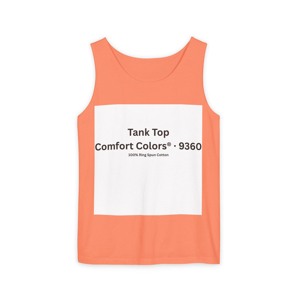 Garment-Dyed Tank Top